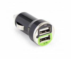 SBOX Autonabíječka 2x USB 2.0 CC-221B blk