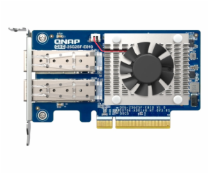 QNAP QXG-25G2SF-E810 - 2x 25GbE SFP28,PCIe Gen3 x8