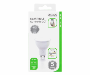 DELTACO SH-LGU10W, SMART Led žárovka, GU10