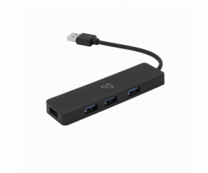 SBOX H-504, 4x USB 3.0 HUB, černý