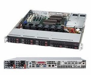 SUPERMICRO 1U chassis 8x 2,5" HS SAS/SATA, 2x700W (Gold)