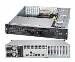 Supermicro CSE-825MBTQC-R802LPB SUPERMICRO 2U short depth...