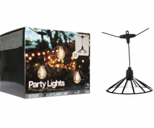 Světelný řetěz žárovky  LED PARTY 6 ks 5,5m KO-AF5300260