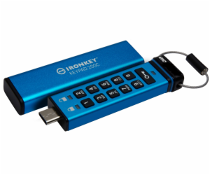 Kingston Ironkey Keypad 200C/16GB/USB 3.0/USB-C/Modrá