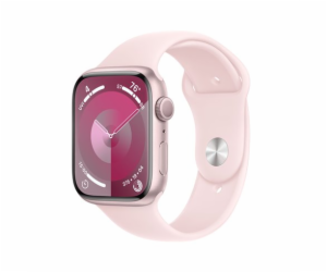 Apple Watch Series 9 45mm Růžový hliník se světle růžovým...