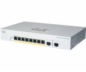 Cisco switch CBS220-8FP-E-2G (8xGbE,2xSFP, 8xPoE+,130W,fa...