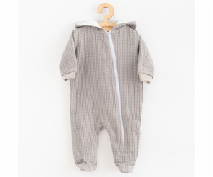 Kojenecký mušelínový overal s kapucí New Baby Comfort clo...