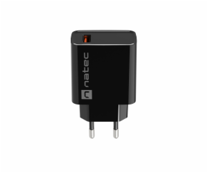 Universální nabíječka Natec RIBERA 18W 1X USB-A, černá