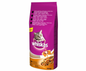 WHISKAS Adult Beef - suché krmivo pro kočky - 14 kg