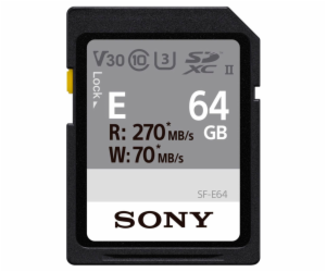 Sony SDXC E series          64GB UHS-II Class 10 U3 V30