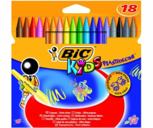 Bic BIC KIDS PLASTIDECOR CRAYONS BOX 18 KS - 829771