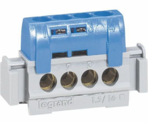 Legrand N-4 IP2x svorkovnice 1,5-16 mm2 modrá 004840