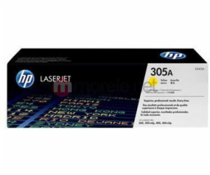 HP toner CE412A č. 305A (žlutý)