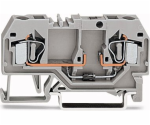 Wago rychlospojka 2-drátový diodový konektor 4mm2 šedý 28...