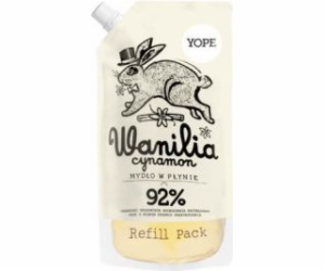 Yope Tekuté mýdlo Vanilka Cinnamon 500 ml - náhradní balení