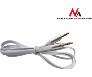 Maclean Jack 3,5 mm - Jack 3,5 mm kabel 1 m bílý (MCTV-69...