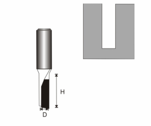 Dedra drážkovací fréza s 1 břitovou destičkou T6 11mm (DE...