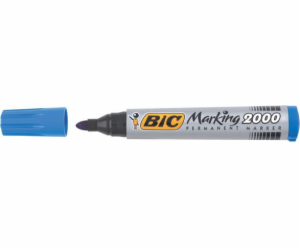 Bic permanentní popisovač 2000, kulatý hrot, modrý