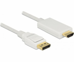 Delock DisplayPort - HDMI kabel 2m bílý (83818)