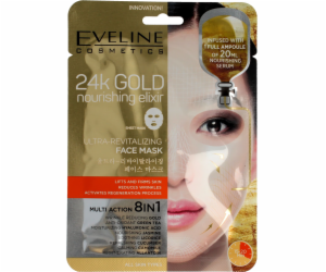 Eveline 24k Gold Ultra-revitalizační plátěná maska 8v1 1 ks.