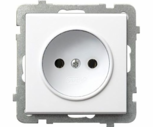 Sonáta Ospel Socket jednoduchá bílá (GP-1R/m/00)