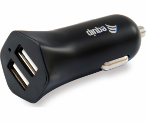 Equip Equip 2-portová USB nabíječka do auta, 12W 5V