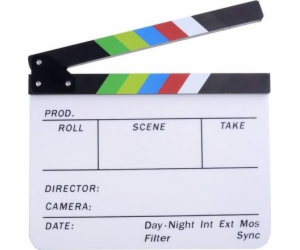 Commlite Film Clapboard 30x25cm / Bílá / Na popisovače - ...