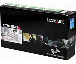 Toner Lexmark purpurový | návrat | 10000 stran | C736/X73...