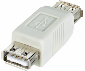 Manhattan USB A - USB A adaptér (zásuvka-zásuvka) Bílá (3...