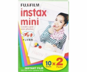 Fujifilm Instax Mini lesklá náplň (10x2)