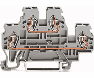 Wago Double-deck konektor 2,5 mm šedý (870-503)