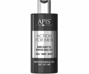 APIS APIS_Action For Men 3v1 hydratační gel na mytí těla,...