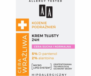 AA AA_Sensitive Skin Zklidňující podráždění Oily Cream 24...