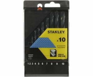 Sada válcových vrtáků Stanley HSS 1 - 10 mm (STA56030)