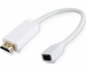 AV adaptér MicroConnect DisplayPort Mini - HDMI bílý (HDM...