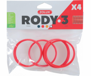 Zolux Konektor ZOLUX RODY3, 4 ks, červený