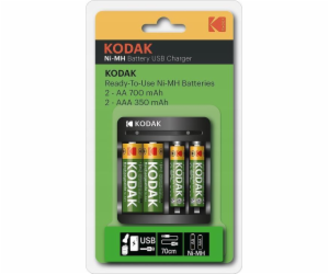 Nabíječka Kodak Usb nabíječka Kodak + 2x Aa 750mah bateri...