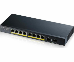 GS1900-10HP v2 switch 8port L2 PoE 2xSFP 70W 802.3at