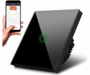 Jednodotykový spínač světel Wi-Fi SMART MCE715B Black