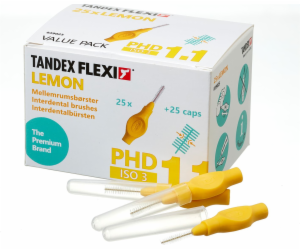 Tandex Tandex (25 ks) Flexi Fine Lemon zubní kartáčky (žl...