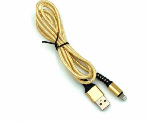 Denmen USB-A – Lightning kabel 1 m zlatý (29359)