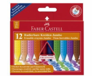 Trojúhelníkové pastelky Faber-Castell Jumbo 12 barev