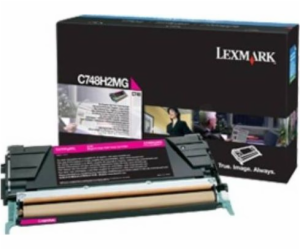 Originální toner Lexmark C748H3MG Purpurová (C748H3MG)