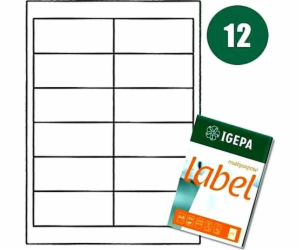 Mondi LABELS A4 IGEPA 96,5 X 42,3 MM BÍLÁ (100)