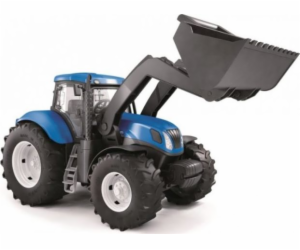 tpk1 VELKÝ NEW HOLLAND TRACTOR S DVEŘMI OTEVÍRAJÍCÍ KOBEL...