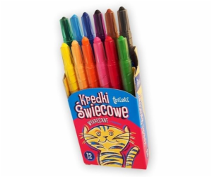 Tetis Crayons 12col Tetis pastelky na svíčky - KT010-AB