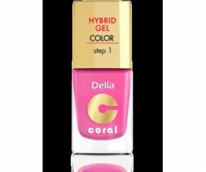 Delia Cosmetics Coral Hybrid Gel nail email č. 22 candy p...