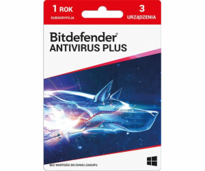 Bitdefender 3 zařízení 12 měsíců (PLBITDBS01)