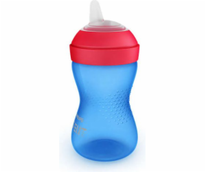 Avent Sippy šálek s měkkou hubičkou modrá 300 ml (SCF802/01)