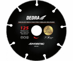 Dedra kotouč na řezání dřeva, plastů 125mm/22,2 (HR1002)